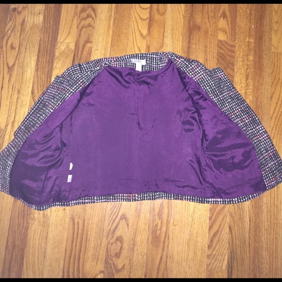 Ann Taylor Pink and Red Speckled Career Jacket 6 - Picture 7 of 7